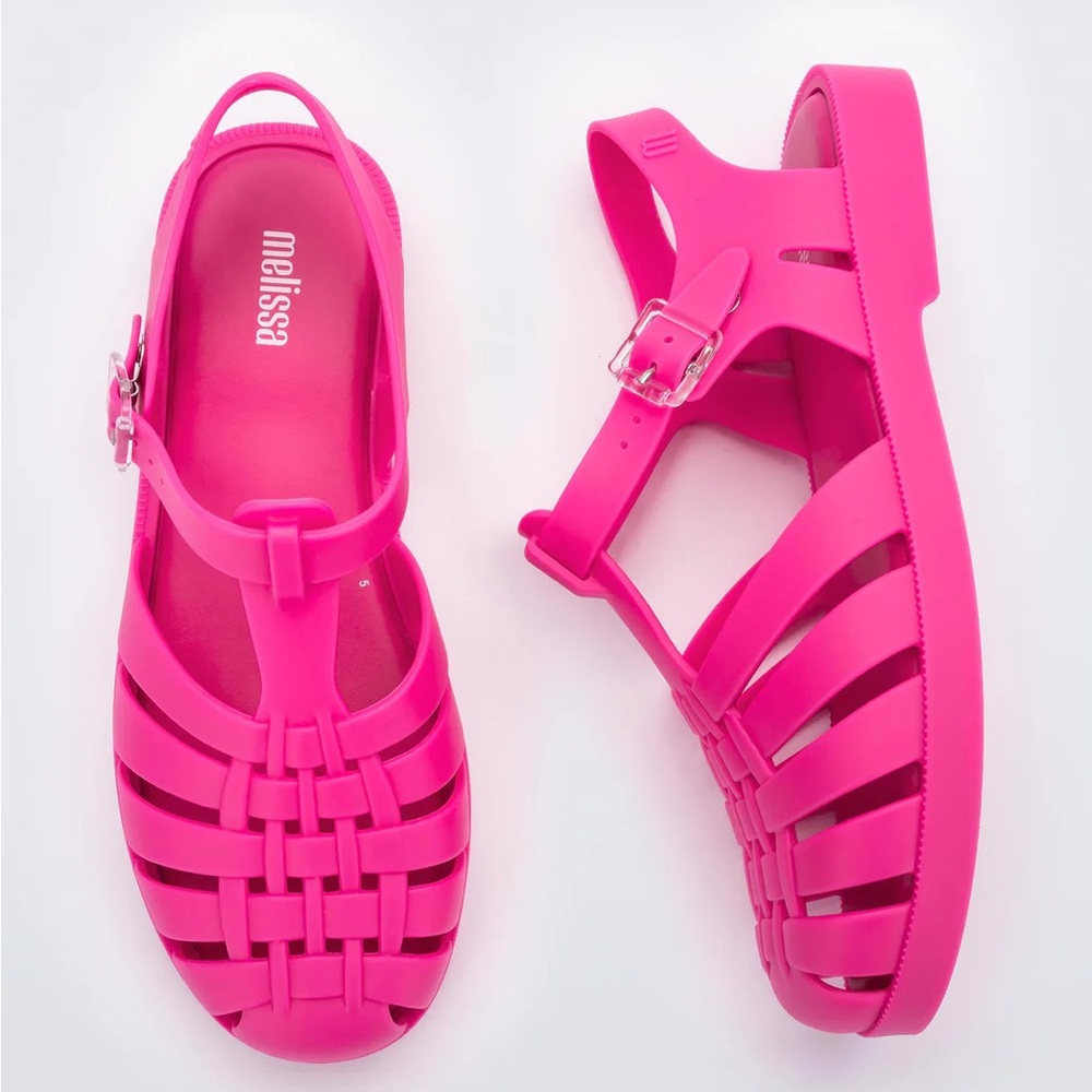 MELISSA Possession jelly’s hot pink size 8